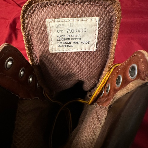 Lone Wolf Boots vintage Size 8 Thermolite Leather Work Boots - Picture 15 of 15